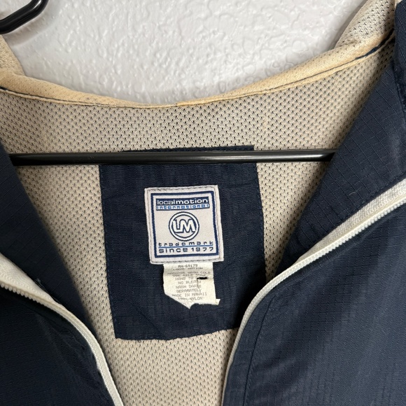 - Local Motion International Blue Pullover hoodie with short zipper pocket - Picture 5 of 7